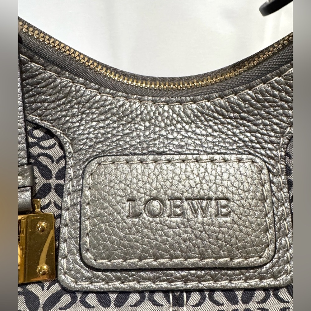 LOEWE Anagram Canvas New Road Hobo Bag - 2008 - Picture 3 of 8